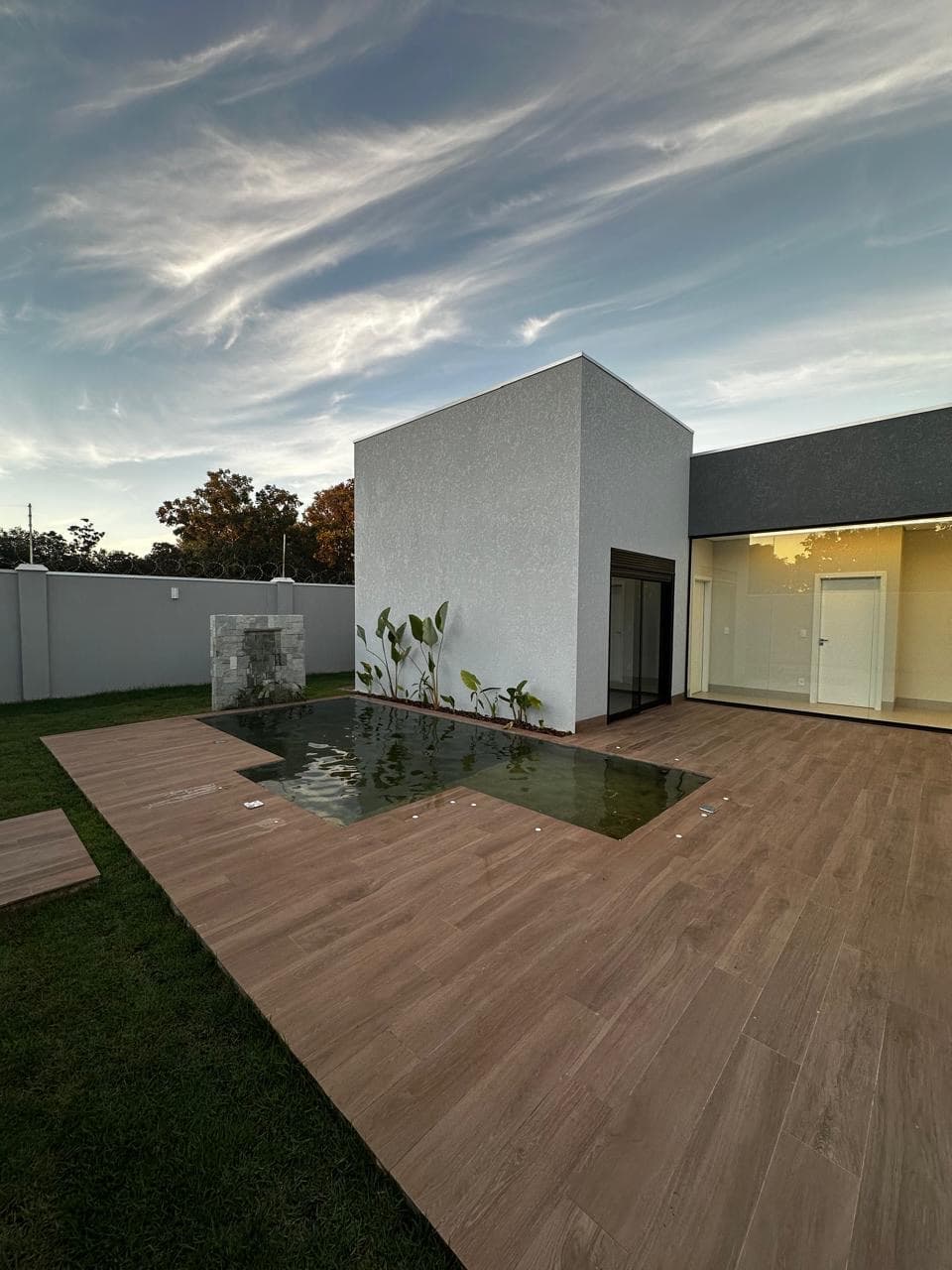 Piscina e paisagismo