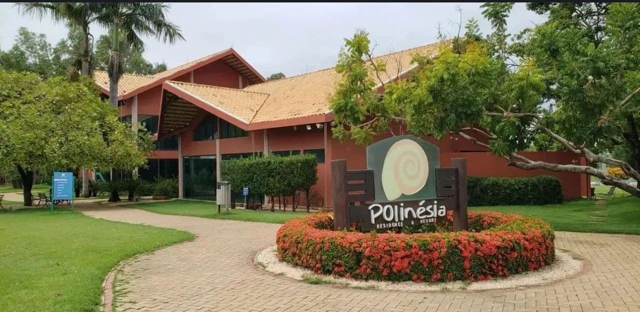 Entrada do Polinésia Residence & Resort em Palmas